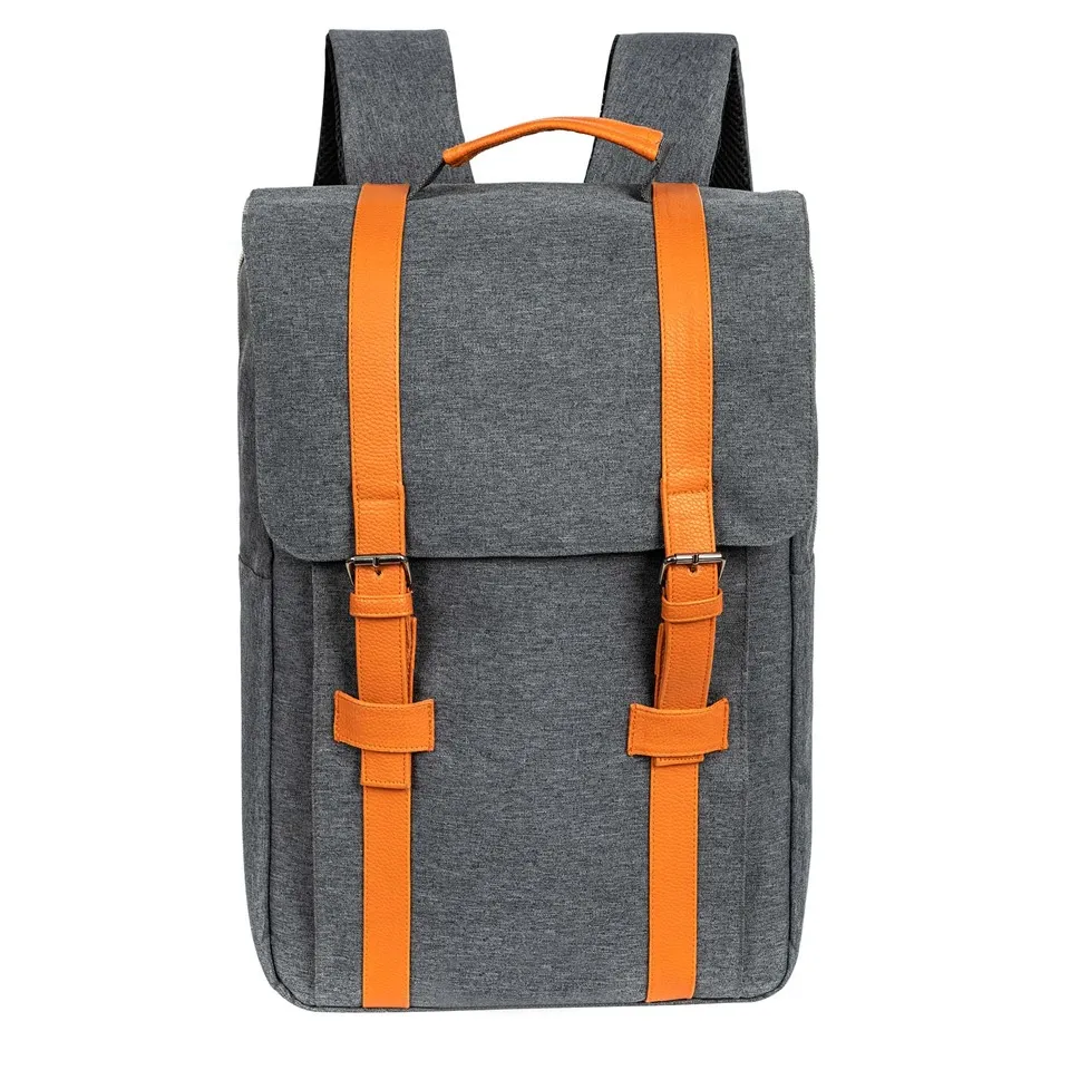 Zapinany dwukolorowy plecak