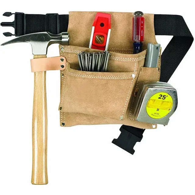 Zamszowa torba na narzędzia kaletnicze