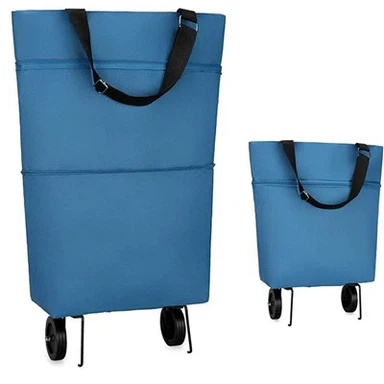 Torby na zakupy wielokrotnego użytku z kółkami