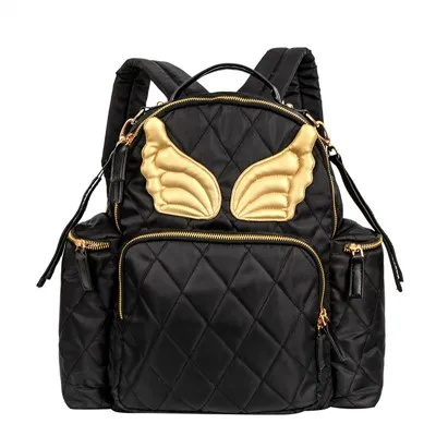 Plecak o diagonalnym splocie z piankową wyściółką